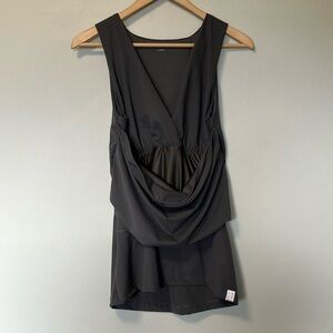 Lalabu Sleeveless Draped Top